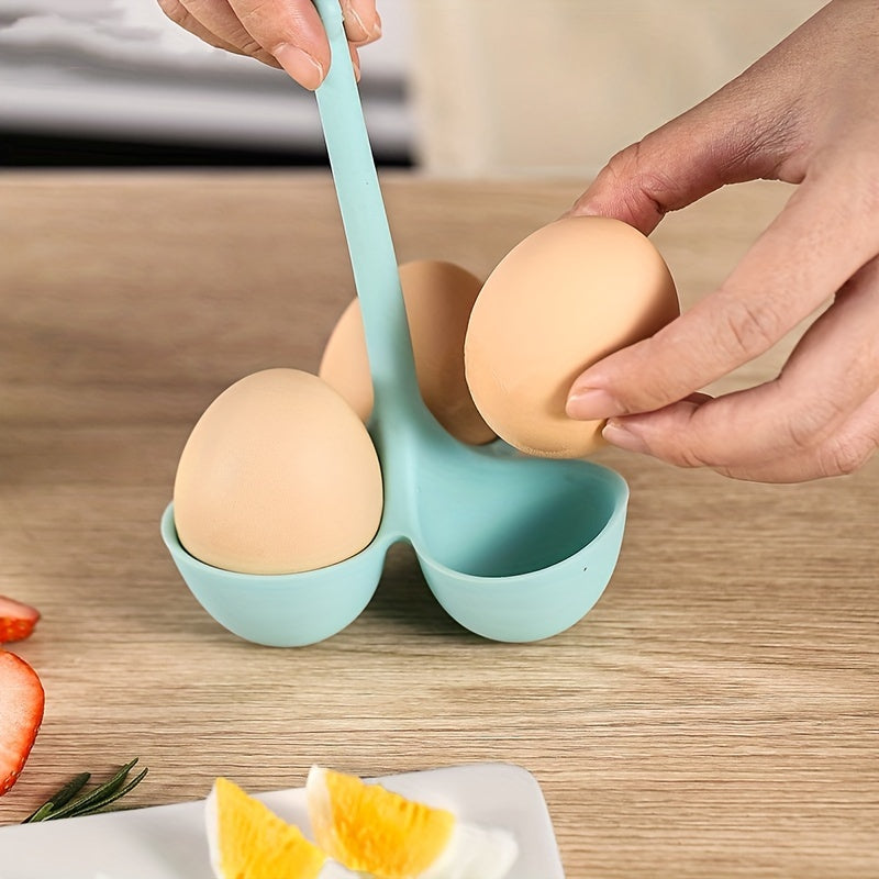 Silicone Egg Poacher with Non-Stick Coating - Heat Resistant and Anti-Scald Kitchen Tool for Flawlessly Cooked Eggs