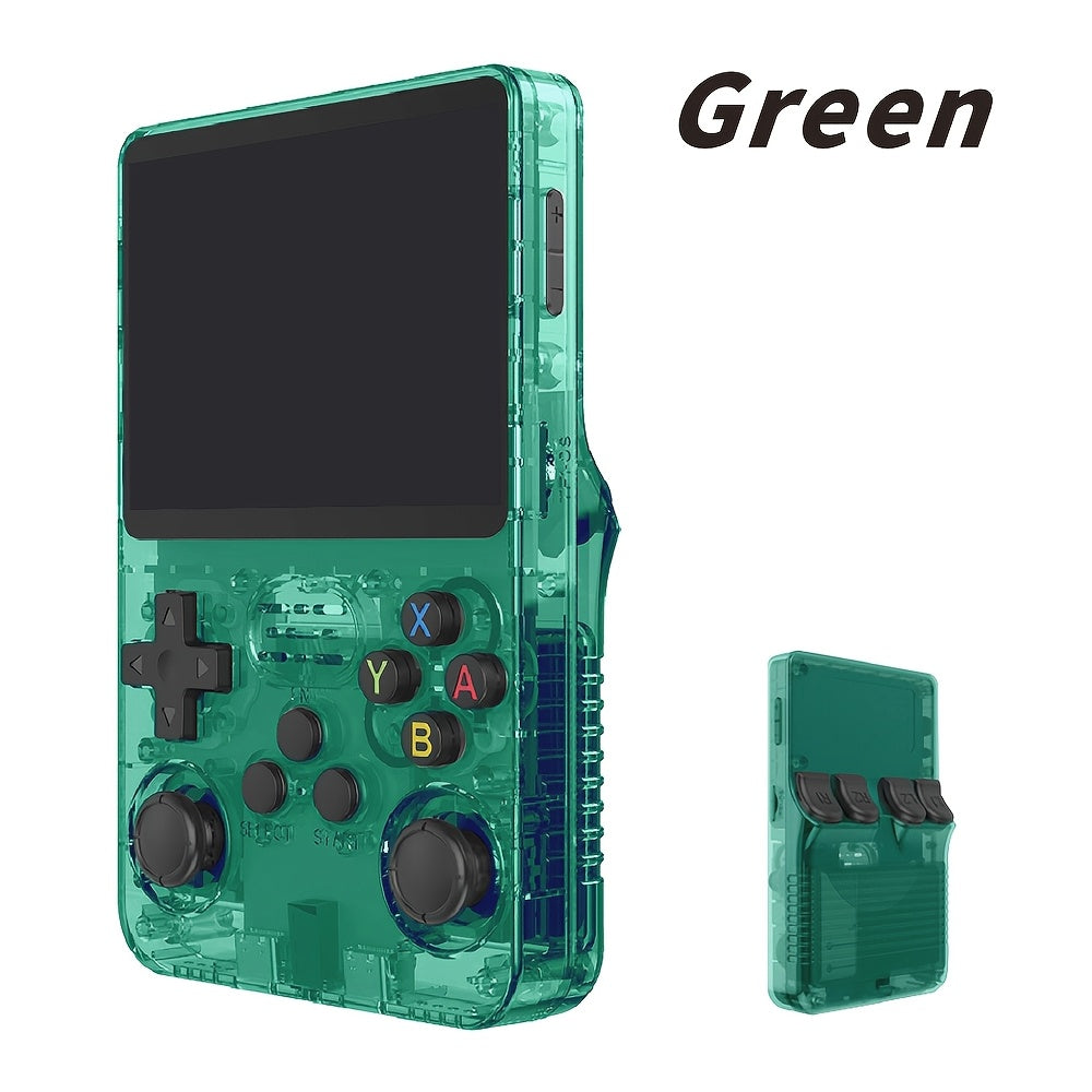 Vintage Handheld Game Console with Headphone Jack, 8.89cm Screen, Portable Gamepad - Retro Entertainment, USB Charging, ABS Material, Ideal Gift for Gamers of All Ages