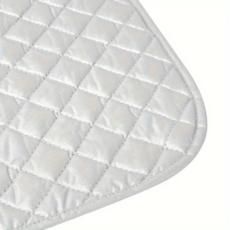 Household Foldable Portable Heat Insulation Ironing Mat with Silvery Coating - Ideal for Ironing Heat Insulation