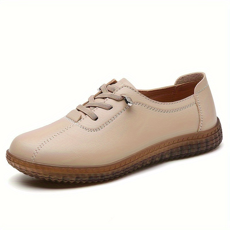 Women's Fashion & Casual Flat Lace-up Oxfords with Durable Sole for Daily Wear