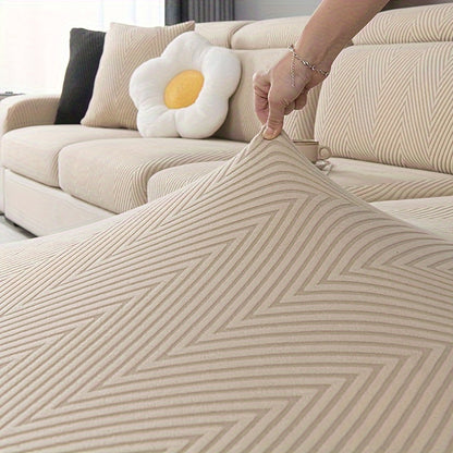 Nordic Elastic Sofa Cover for All Seasons, Pet Scratch Protection.