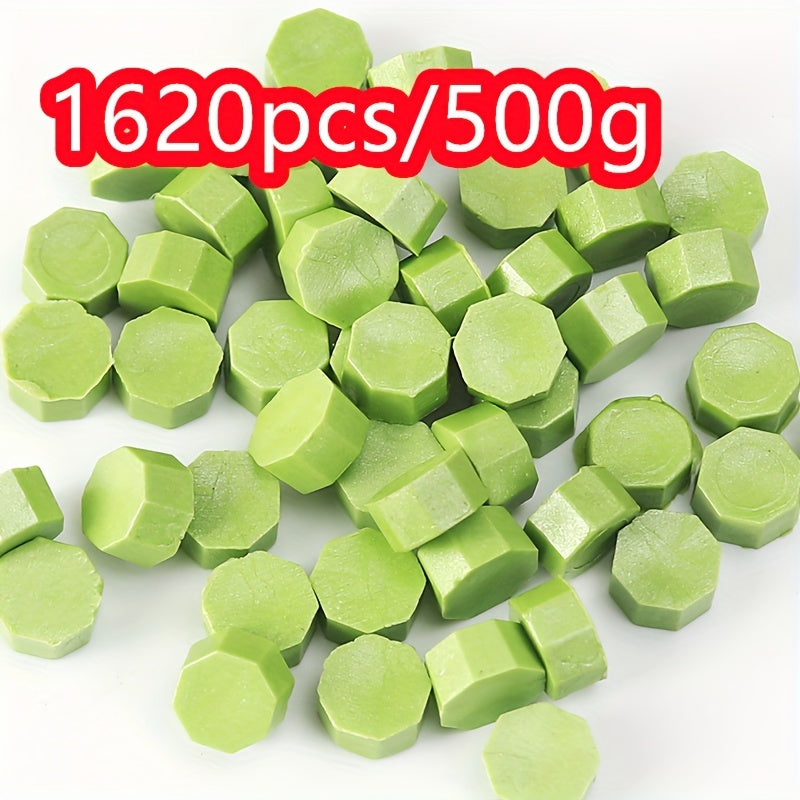 1620pcs/500g Octagonal wax particles for envelope special mud DIY gift box sealing wax retro bulk sealing wax particle