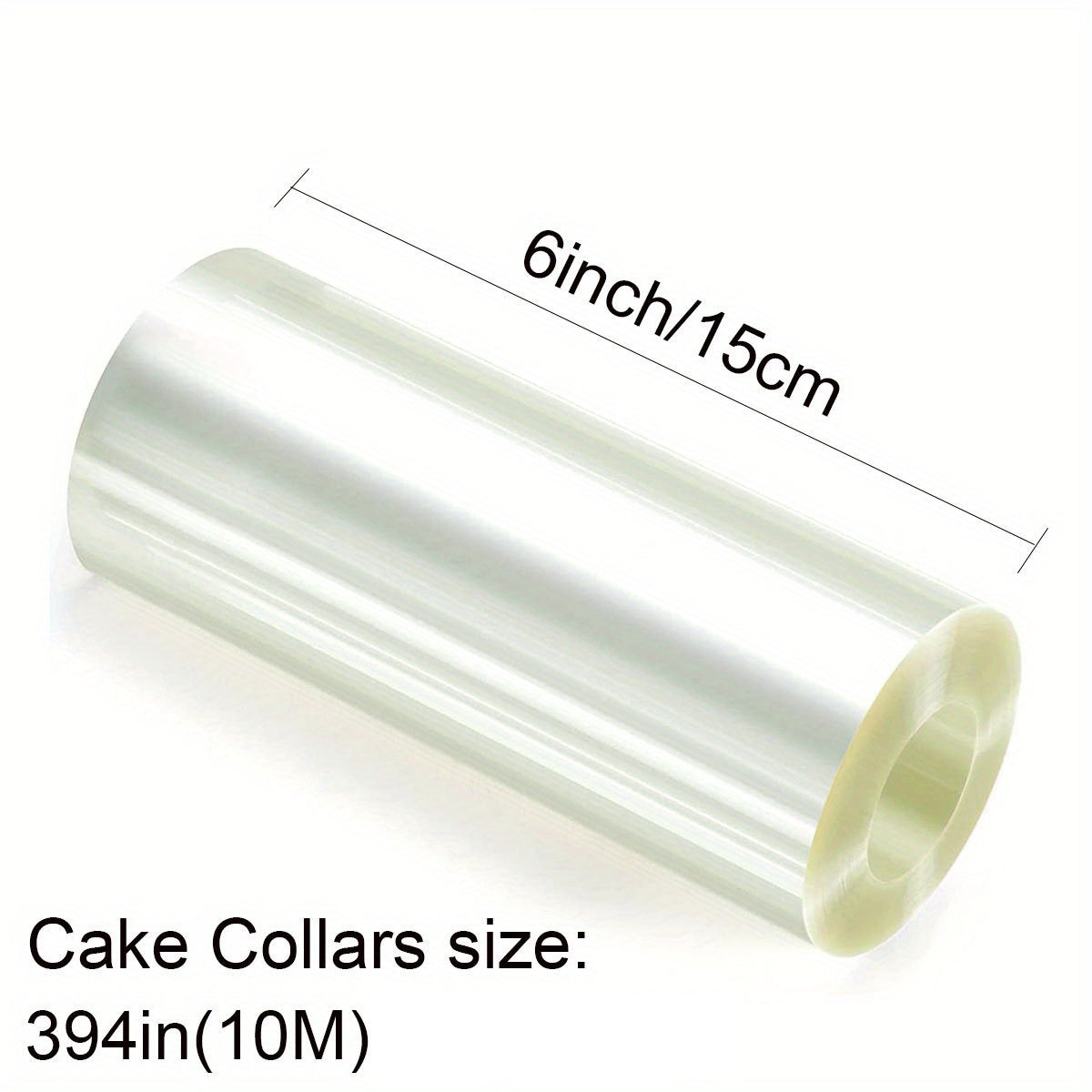 1 Roll of 10M/32.8Ft Transparent Acetate Cake Collar for Chocolate Mousse Cake Decoration, Available in Various Sizes