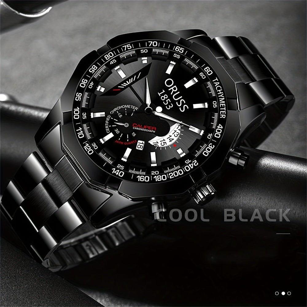 Top-notch men's watch with a stylish and durable design, perfect for the fashion-conscious gentleman. A great gift option for business-minded and elegant young men.