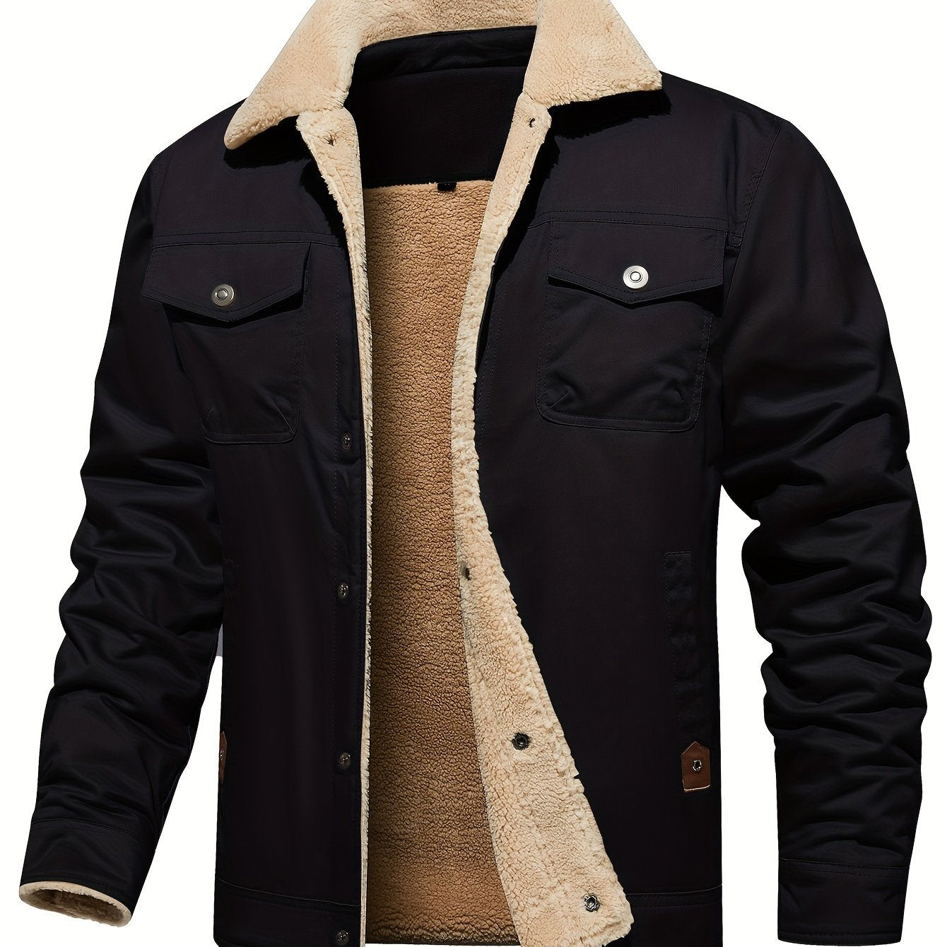 Men's winter fleece jacket in US size