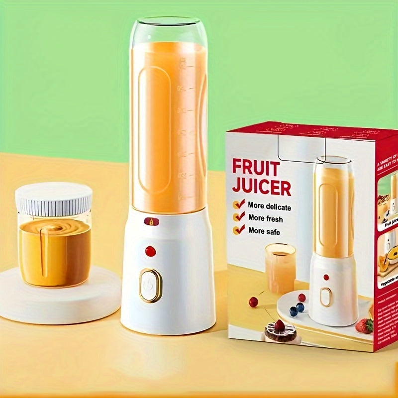 The Multifunctional Electric Juicer Blender Set is a versatile kitchen appliance that combines a fruit juice maker, coffee grinder, food processor, and smoothie mixer all in one. With dual cups and a portable design, it is perfect for making nutritious