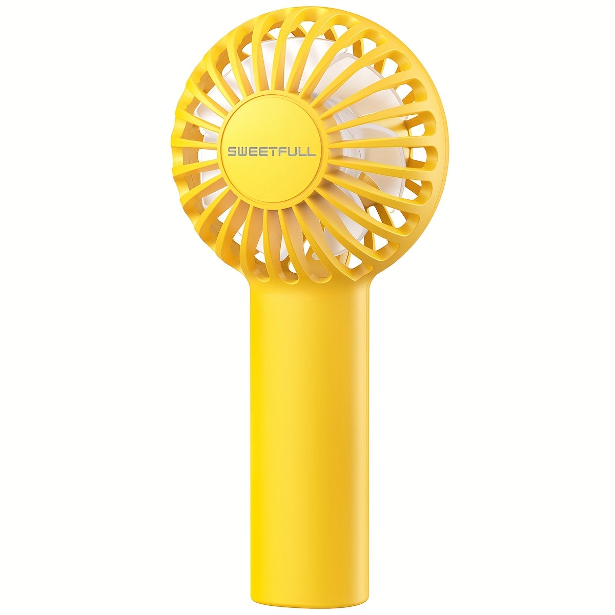 Compact Mini USB Fan, 3-Speed Handheld Personal Fan, Durable ABS Material, Built-in 2000mAh Rechargeable Lithium Battery, Includes Cord, Easy Button Control, Ideal for Travel, Makeup, Fashion, Indoor & Outdoor Activities.