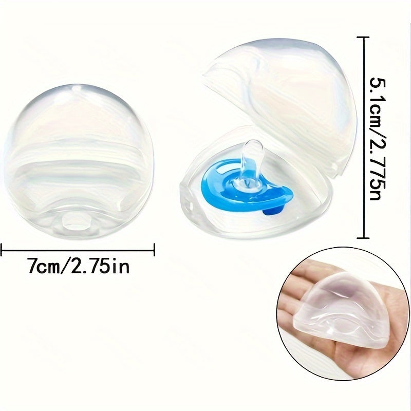 Box container holder for pacifiers, a travel case for universal accessory holder.