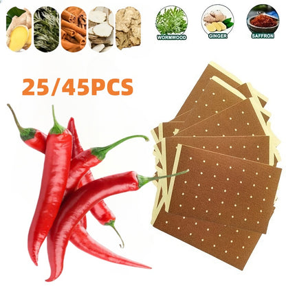 Pepper Patch 25/45 Heat Patch is a non-electric natural heat solution for various body areas.