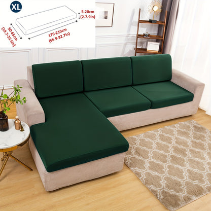 Classic Stretch Sofa Cover, Elastic Band Slipcover for Armchair to Sectional Sofas, Machine Washable Polyester and Spandex Blend, Fits Single to Four Seater Couches.