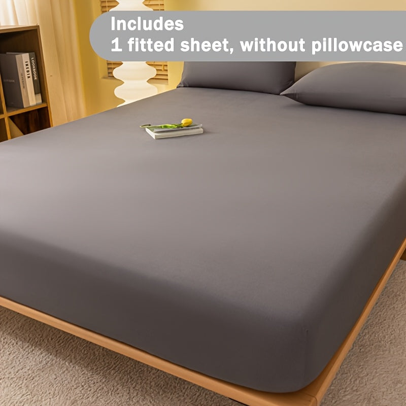 Soft fitted sheet that is dustproof and stainproof, washable, warm, breathable, comfortable, and multifunctional mattress protector. Perfect for bedroom, guest room, apartment, or school. Ideal for use all year round.