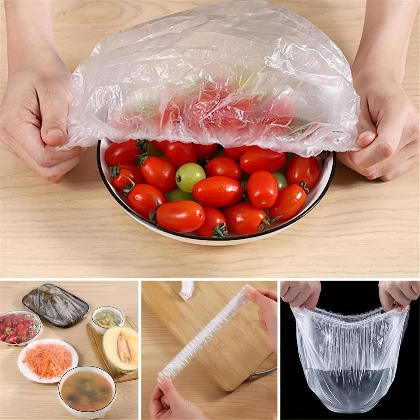 Convenient Wall-Mounted Storage Box for Plastic Bags, Earphones, and Shower Caps - No Tools Needed, Includes Safety Film for Easy Installation, Perfect for Storing Garbage Bags in the Kitchen or Bathroom