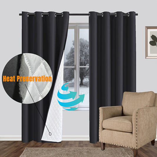 Thickened curtain panels that are warm, soundproof, windproof, and reduce noise, ideal for modern home decor as door curtains or partition curtains.