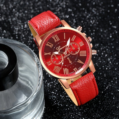 Set of 3 Women's Fashion Quartz Watches