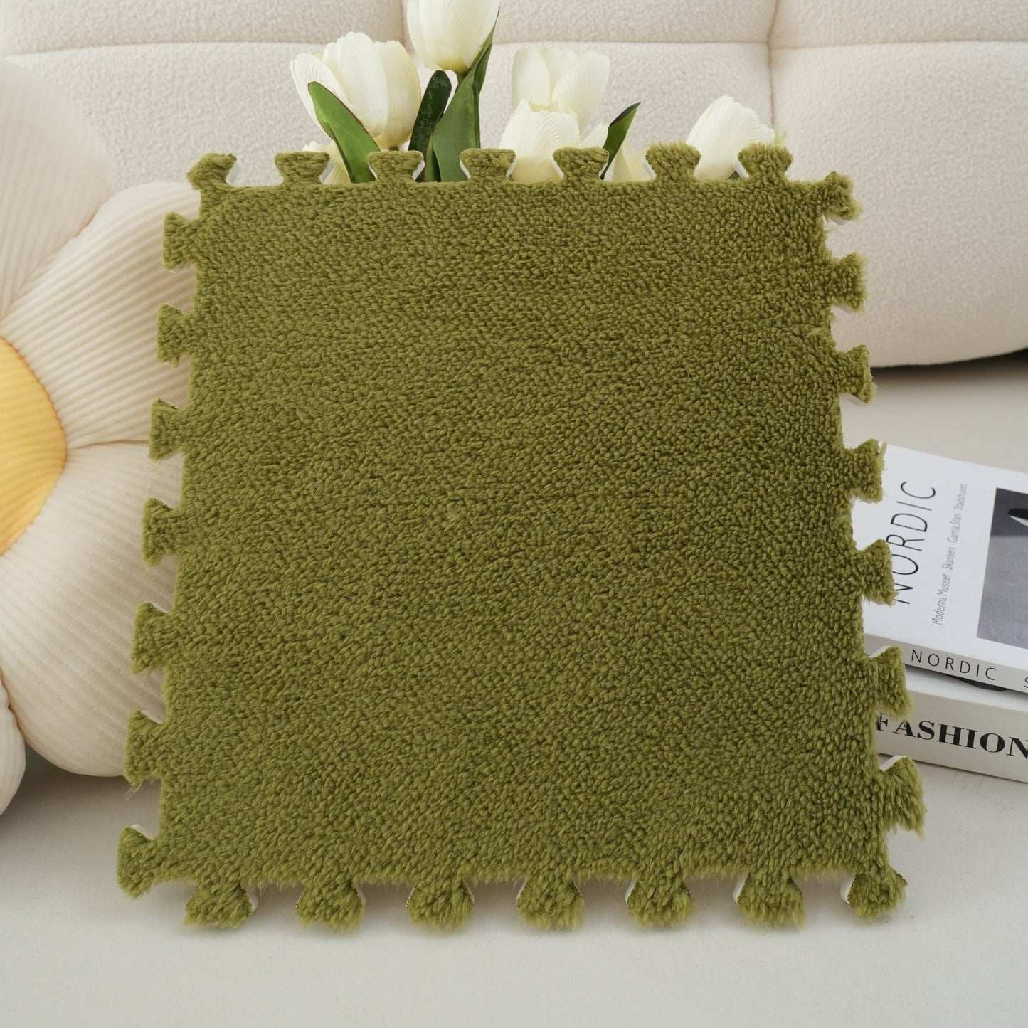 Spliced Carpet for Home Decor: Ideal for Bedrooms, Living Rooms, Balconies, and More! This Washable and Dirt Resistant Mat is Perfect for Large Areas, Entrances, Bay Windows, and Bedside Use.