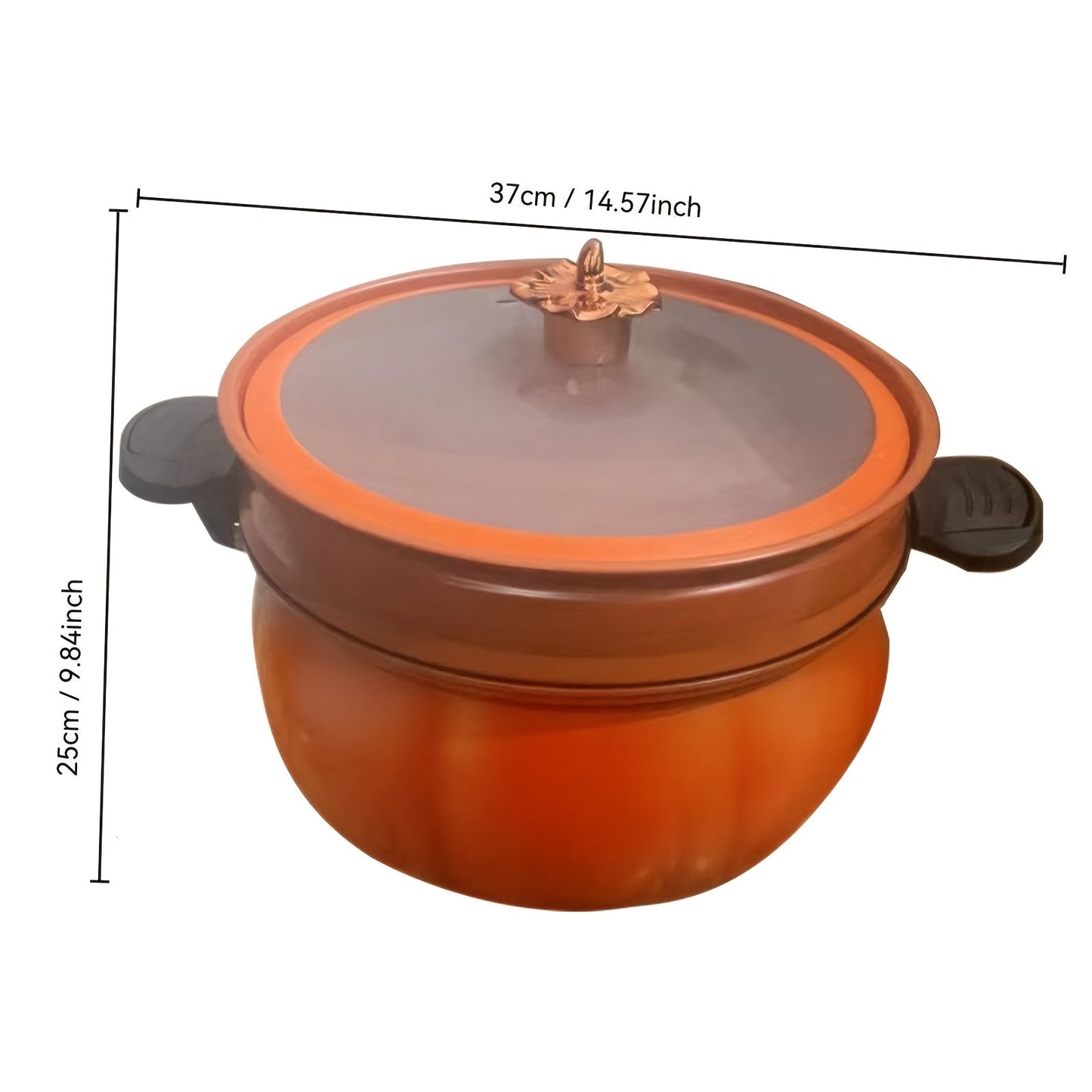 Large capacity 8L pressure cooker with steamer, featuring non-stick coating - Perfect for a variety of dishes, suitable for induction cooktops.