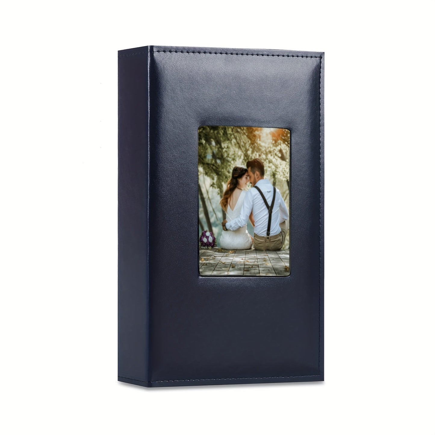 This premium PU leather photo album can store up to 300 4x6 photos, making it perfect for preserving memories from family events, weddings, anniversaries, travels, graduations, and more. With its large capacity and elegant design, it also makes an ideal