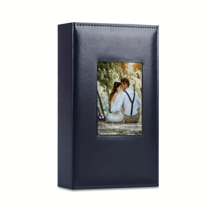 This premium PU leather photo album can store up to 300 4x6 photos, making it perfect for preserving memories from family events, weddings, anniversaries, travels, graduations, and more. With its large capacity and elegant design, it also makes an ideal