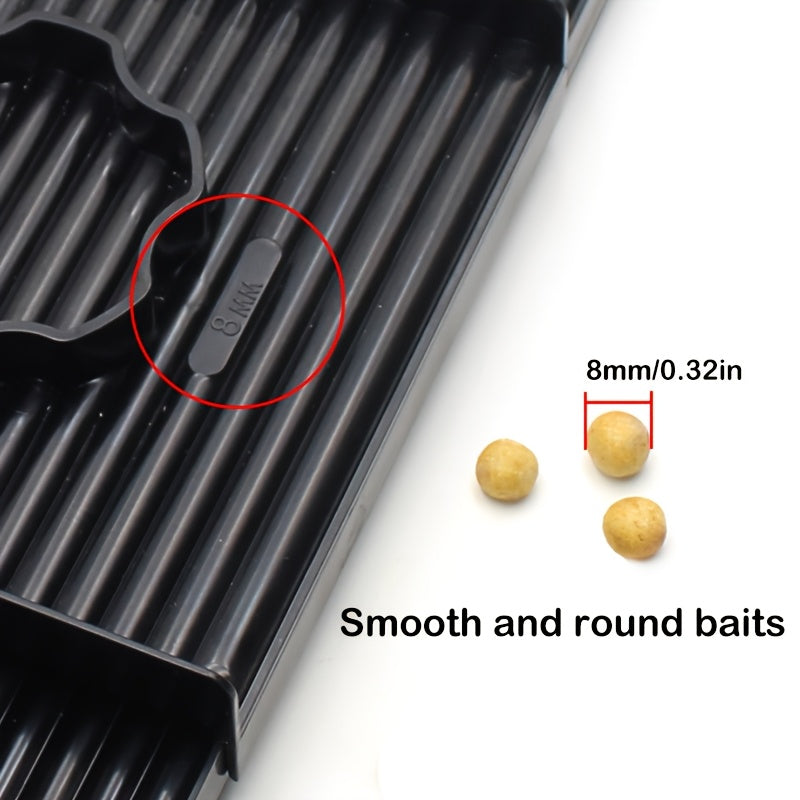 1pc ABS Boilies Roller for Carp Fishing - Black