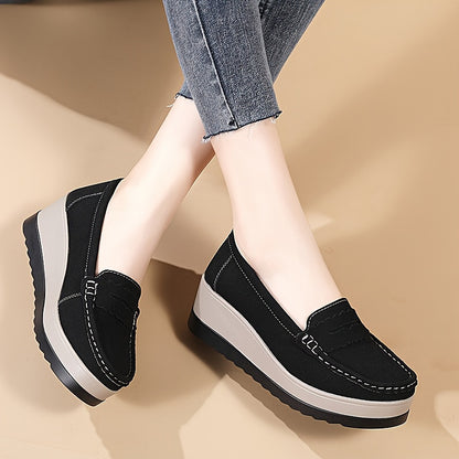 Women's Slip On Platform Daily Shoes