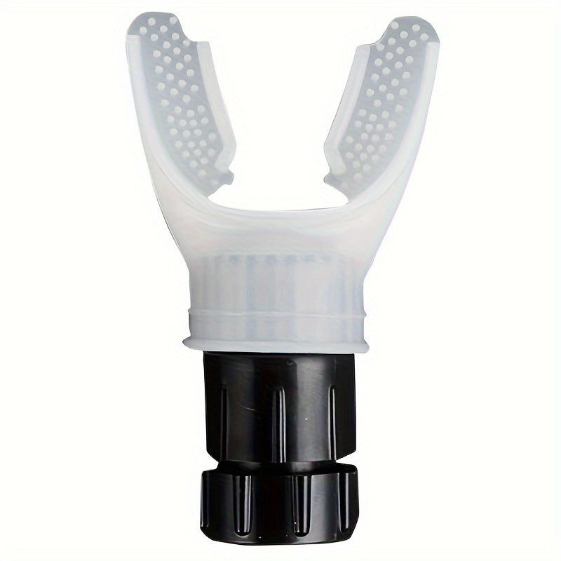 Adjustable resistance breathing trainer for improved lung capacity and fitness.