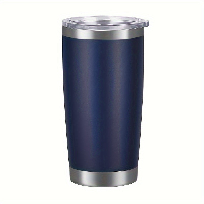 20oz stainless steel travel mug with double wall insulation and secure lid - ideal for holidays like Christmas, Halloween, Easter, Hanukkah, and Thanksgiving.