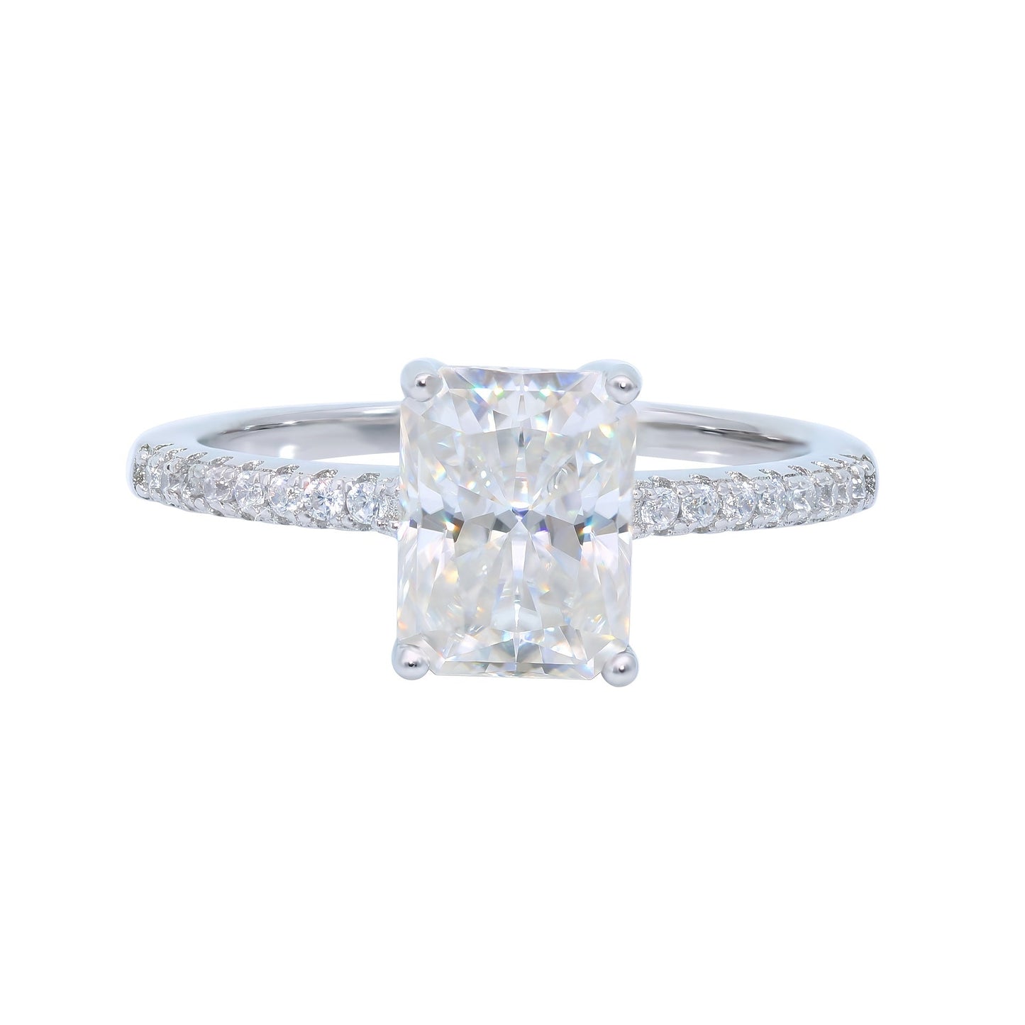 Stunning Moissanite Solitaire Ring featuring 1-3ct of Brilliant Moissanite Stones, Perfect for an Engagement, Wedding, Promise, or Proposal Ring for Women