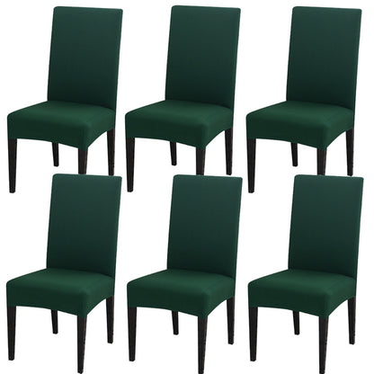 4/6 stretchable dining chair covers - removable, washable seat protector for easy cleaning and decorative style.