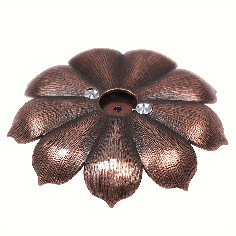 Alloy Lotus Incense Burner for Zen Aromatherapy