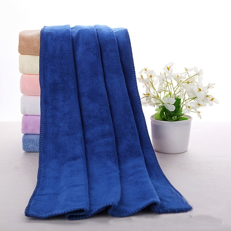 Ultra fine knit microfiber hand towel with space-themed striped pattern, ideal for salons, barber shops, and beauty spas. Quick drying hairdressing towel in oblong shape.