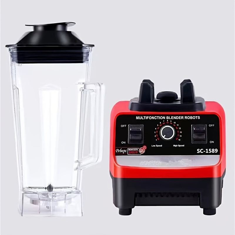 Multi-Speed 220V Kitchen Blender - Plug-In, Food-Safe for Smoothies, Shakes & More - Comes with Juice Container - Suitable for Kitchen, Home Use - Blender Included