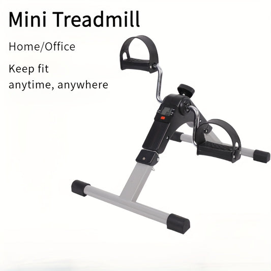 Home Office Folding Step Machine for Leg Fitness and Muscle Building, Mini Exercise Bike without Timer.