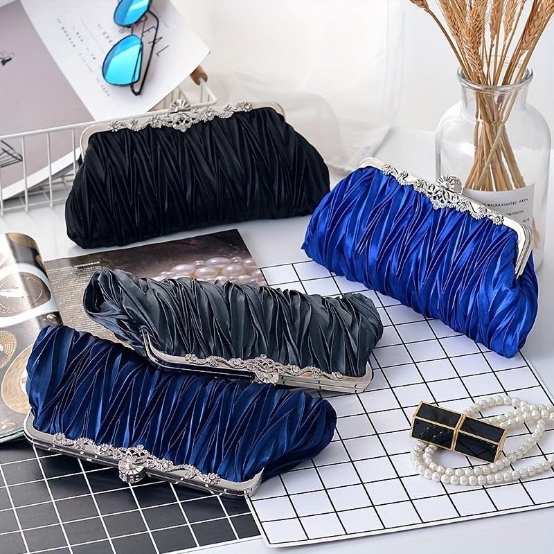 New Ladies Handbag Clutch for Evening, Shoulder, Bridal, Bridesmaid, Wedding, Cheongsam, Cross Body, and Dress purposes.