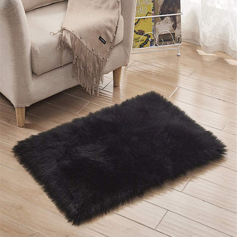 Plush Carpet Rug Perfect for Home Decor - Luxuriously Soft and Fluffy for Any Room in Your House