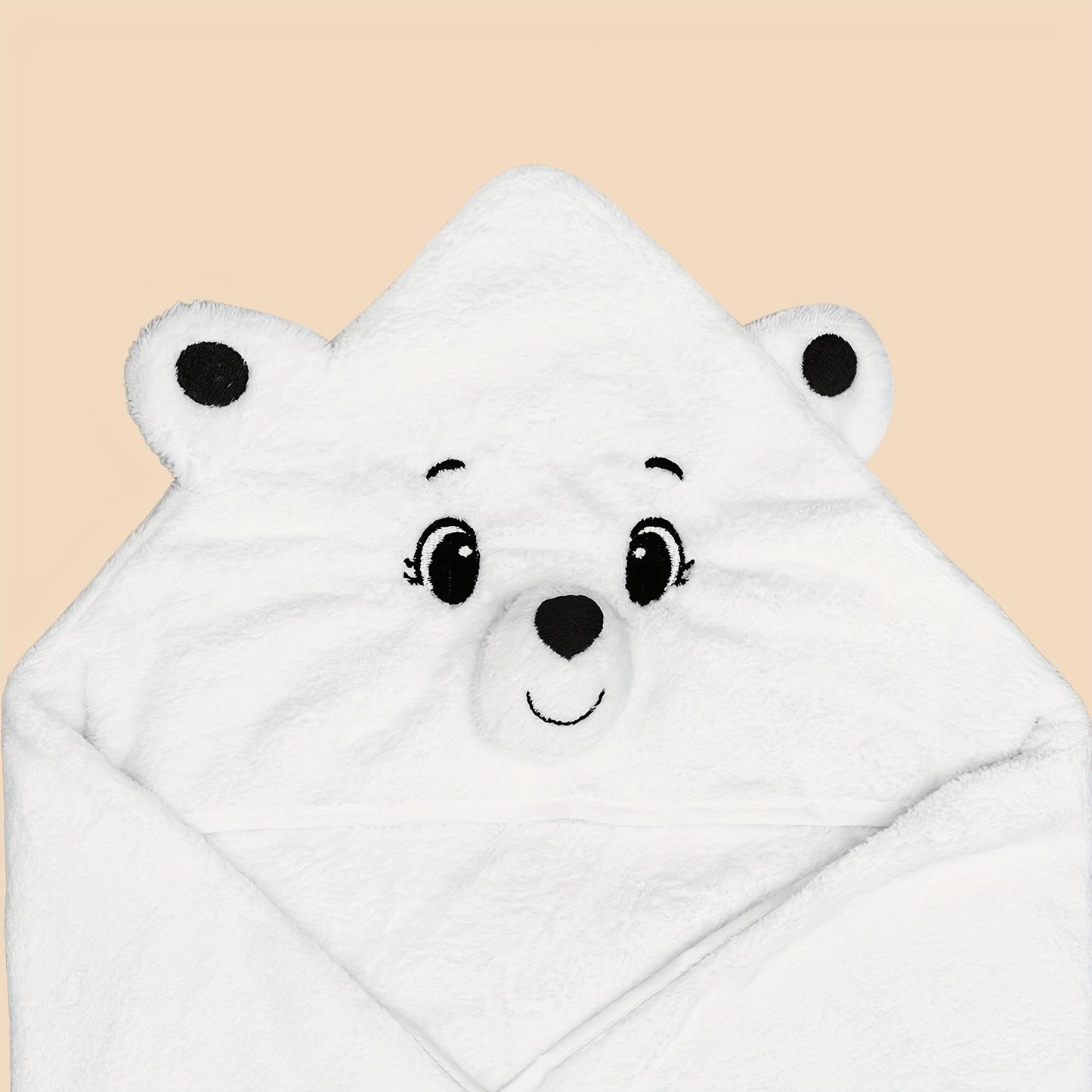 Ultra-Soft Microfiber Hooded Bath Towels for Kids with Cute Cartoon Animal Design - Wearable Blankets, Ideal for All Seasons, Great Gift for Newborns and Children aged 0-8. Perfect for Christmas and Halloween.