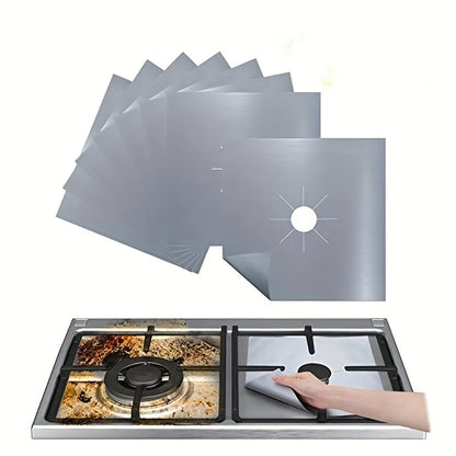 Teflon gas stove protective cover, 0.12mm thick, reusable, non-stick, quick clean mat for home kitchen supplies.