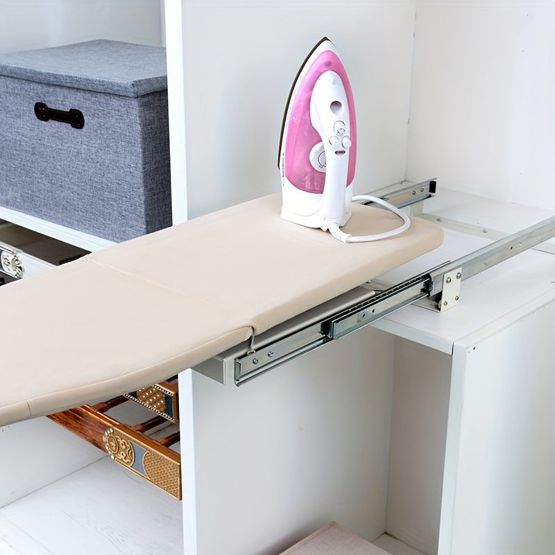 Compact Foldable Ironing Board - Easily Mountable, Conveniently Portable for Wardrobe & Bedroom