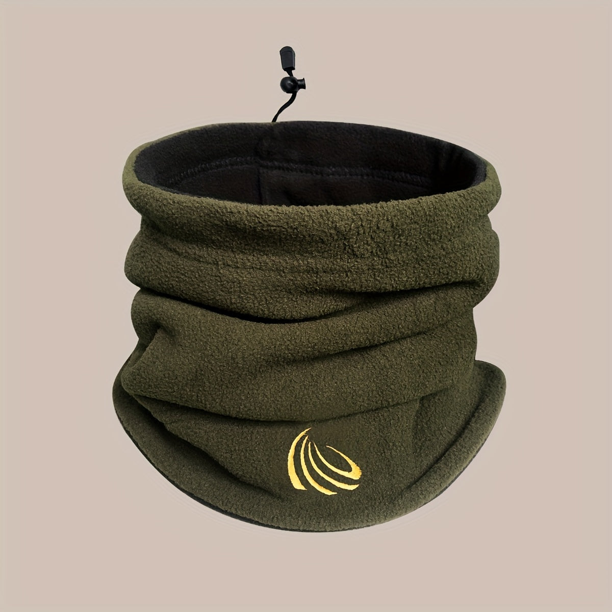 This unisex polyester fleece neck gaiter is a versatile multi-wear scarf ideal for skiing, hiking, biking, and staying warm in the winter. The double-sided thickened cap comes in a solid color and can be hand washed or dry cleaned. This knitted neck