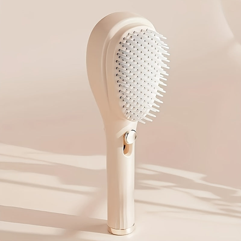 Magic Retractable Hair Comb: Anti-Static, Portable Scalp Massage Brush for All Hair Types, Easy Detangling & Styling, Durable Rubber Bristles