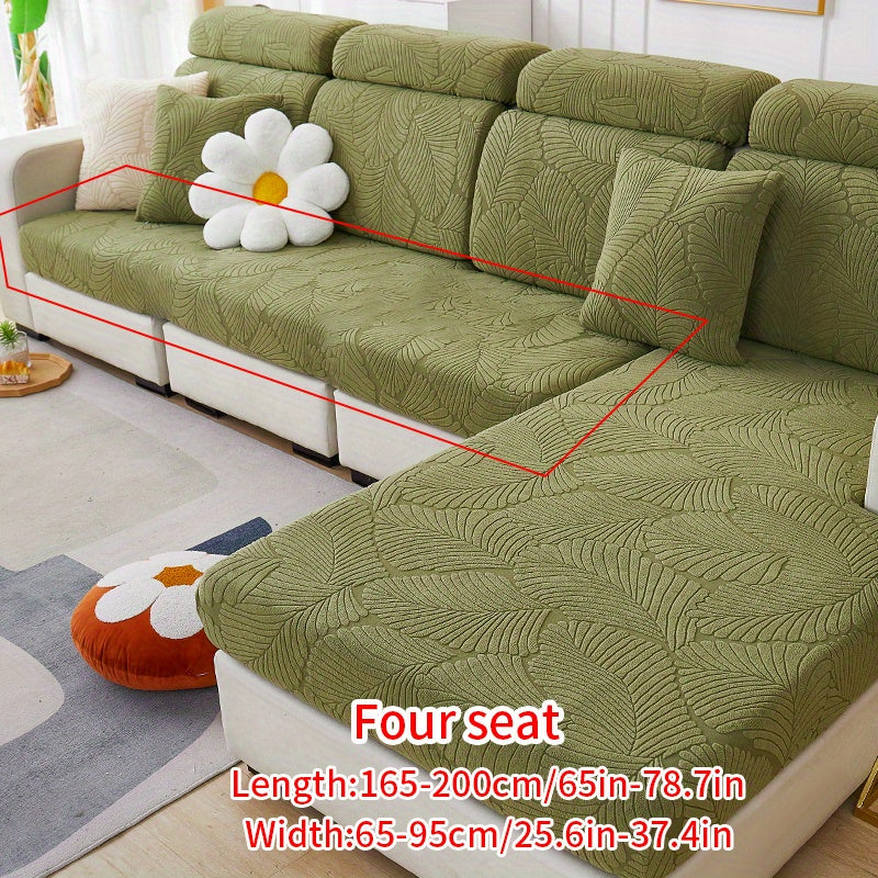 Non-slip elastic sofa slipcover protects furniture year-round in any room.