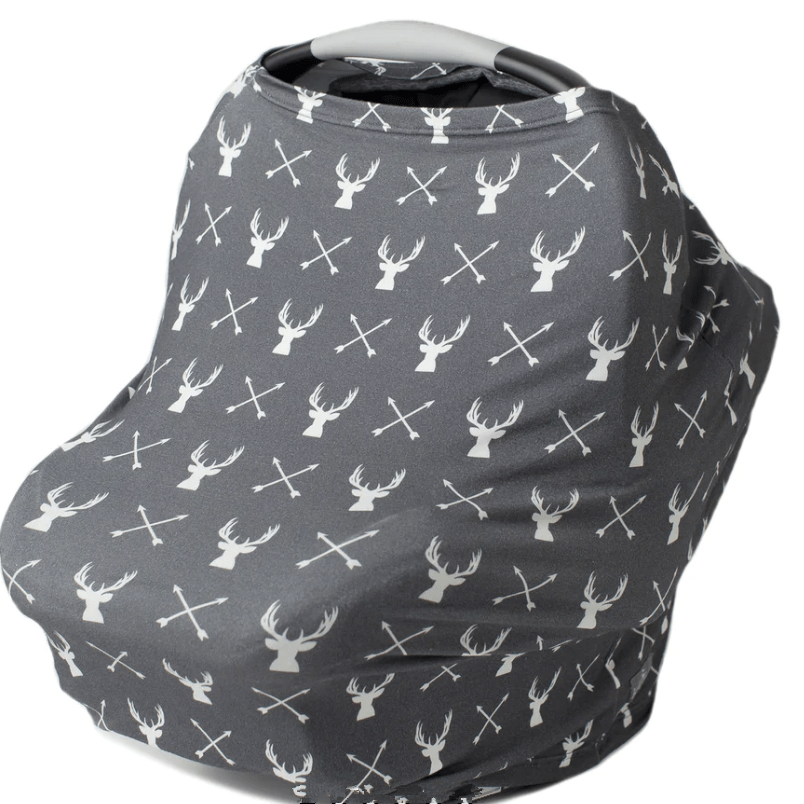 Woodland Constellation Baby Car Seat Cover: Nursing and Canopy Cover for Maximum Comfort and Versatility!