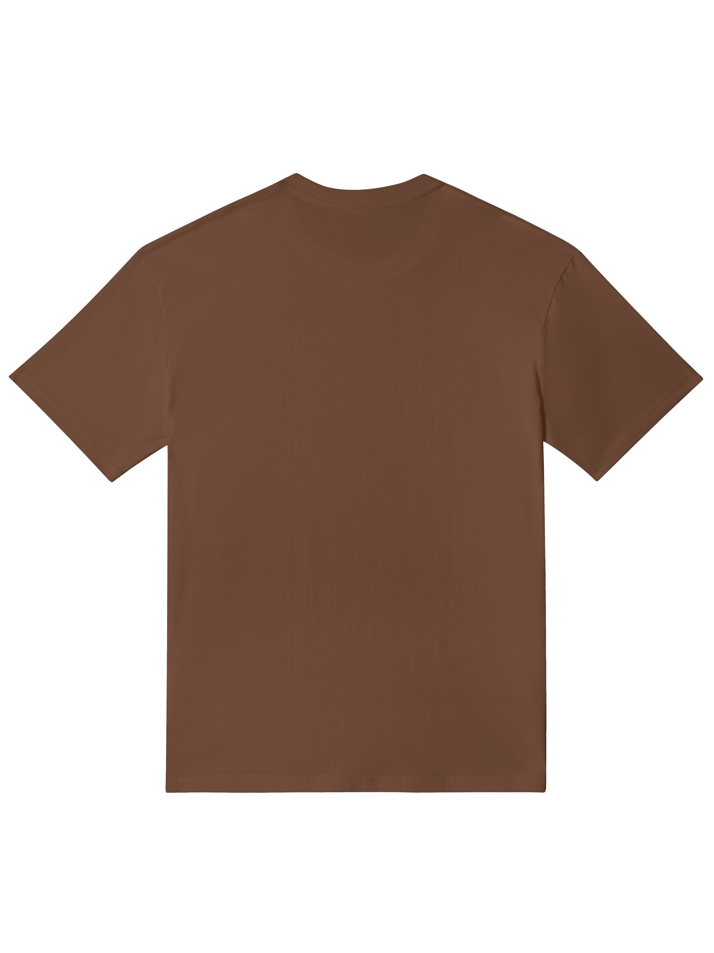 Men's solid color cotton t-shirt for summer comfort.