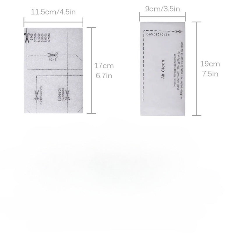 Buy a set of 6+6 pieces of vacuum cleaner filters for S8340, S8360, C1, C2, and C3 models. This set includes exhaust filter replacement parts.