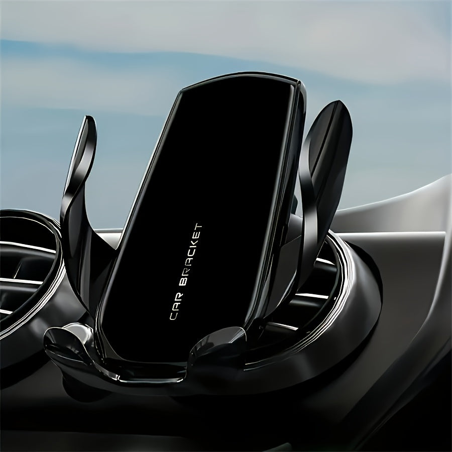 2024 Innovative Car Phone Holder: Gravity Sensing, Adjustable Vent Mount, Waterproof ABS