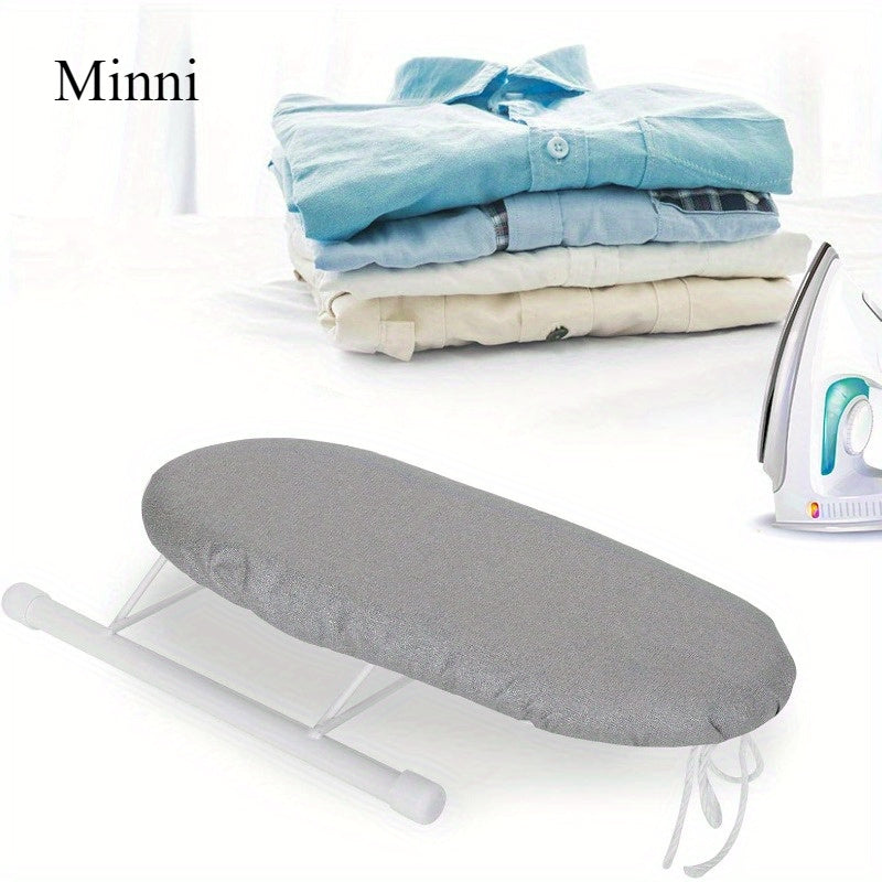 Compact Mini Ironing Board Table, Space-Saving Design of 25.91 cm for Sewing, Crafting, Household Chores, and Travel - Features Anti-Scald Silvery Cloth, Ideal for Sewing Projects