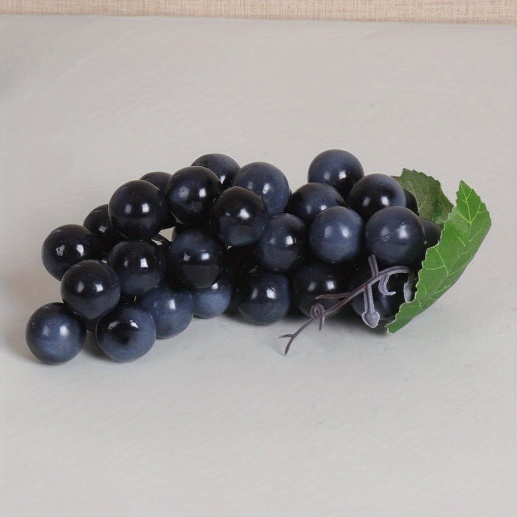 A string of artificial grapes with 36 large beads per string can be hung up for Halloween and Thanksgiving parties, as well as for weddings, kitchen displays, and Christmas gifts.