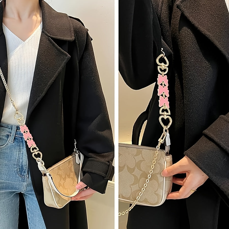 Add a touch of elegance and style to your handbags with our 1pc Purse Chain Strap Extender, the perfect accessory for women's bags