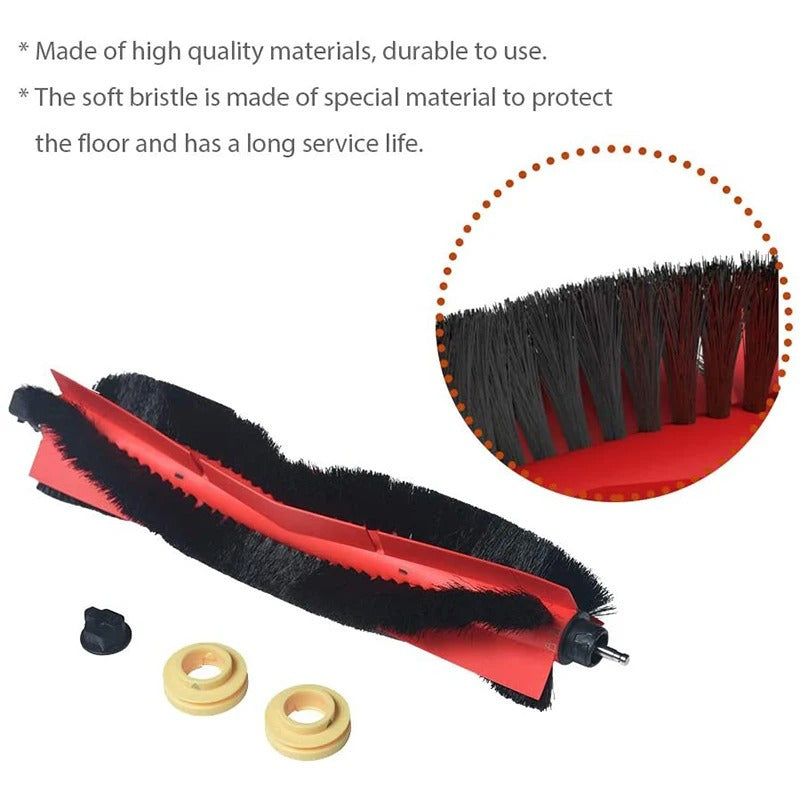 Two replacement parts designed specifically for the robot models S6, S5, and S5 Max, with detachable brush accessories that are easy to clean.