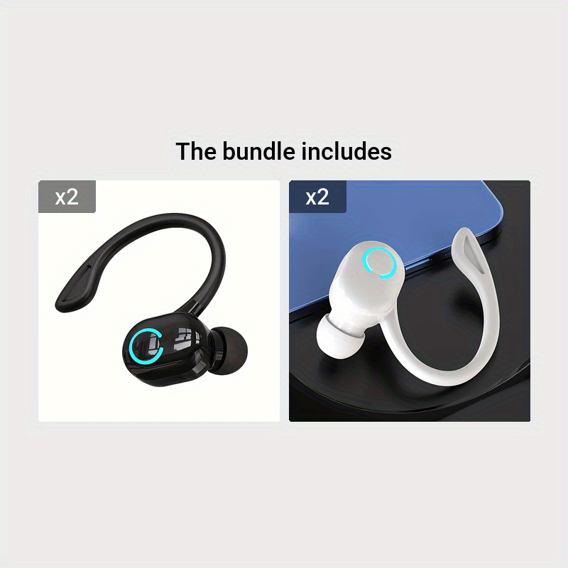 Portable wireless headphones with high-definition sound, music playback, call capability, and long battery life.