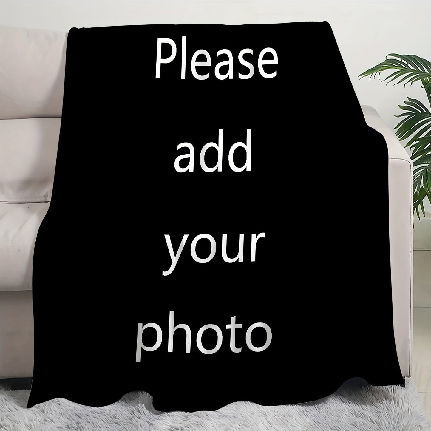 Create Your Own Custom Polyester Flannel Fleece Blanket - Personalized with Your Favorite Photo, Cozy and Soft Throw Perfect for Gifting, Home Decor or Travel - Easy to Clean, Suitable for All Seasons, Stylish and Personalized Touch to Your Space